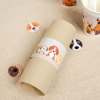 Hunde Party Serviettenringe - ECO Friendly
